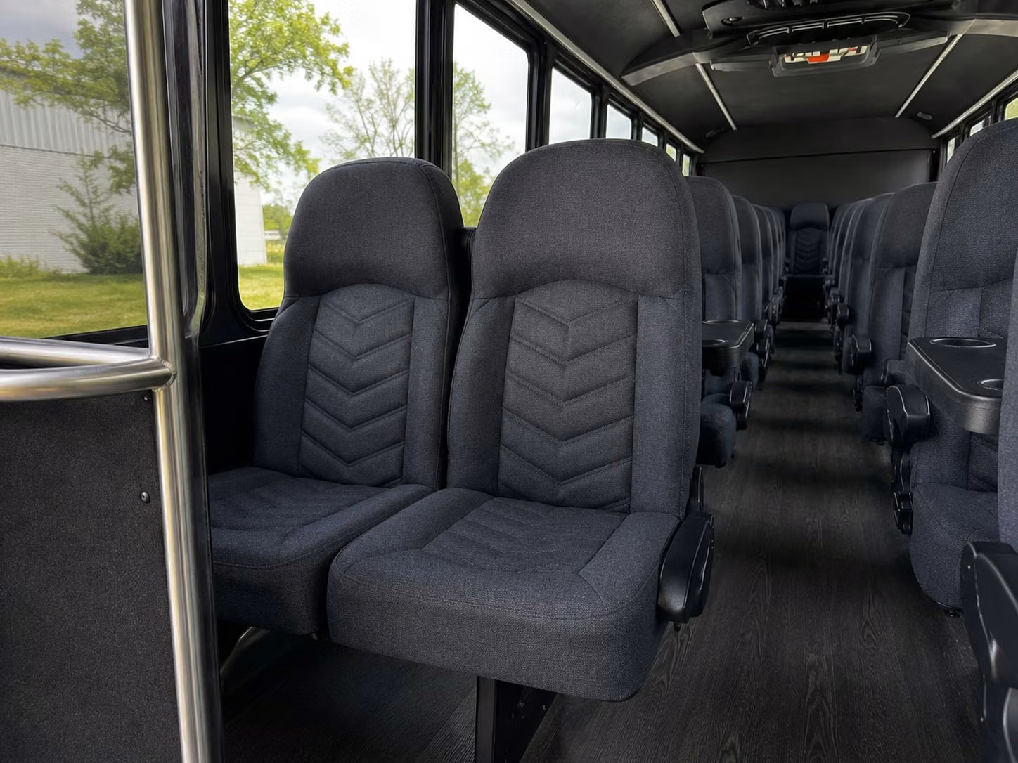 18 passenger minibus interior