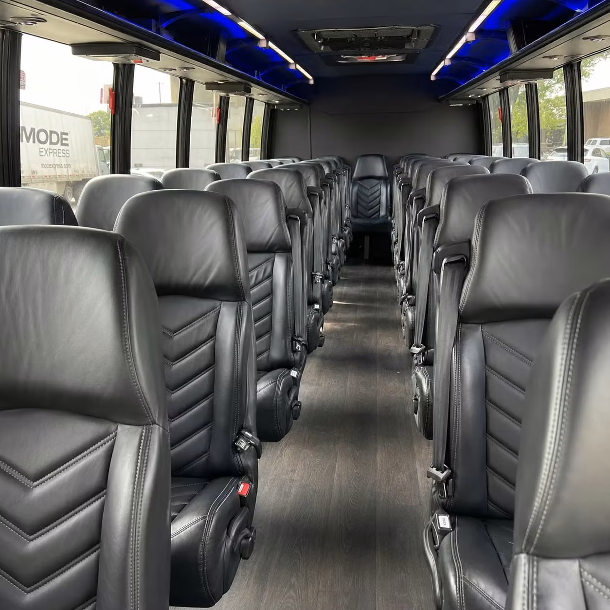 30 passenger minibus inside