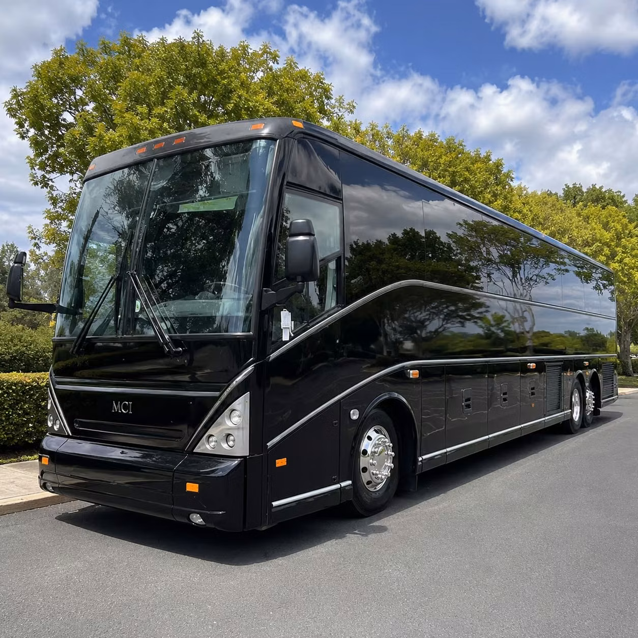long distance government charter bus rentals from santa ana
